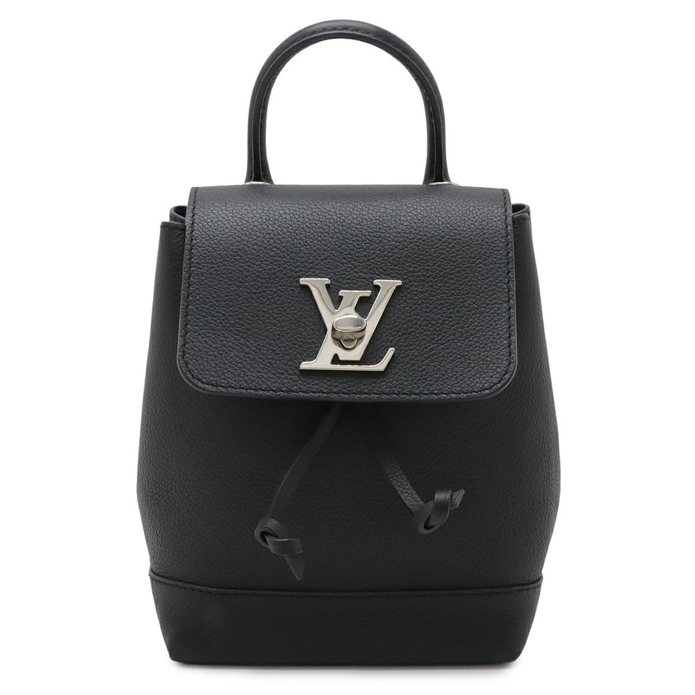 LOUIS VUITTON Lockme Backpack Rucksack 2way Shoulder Bag Noir Black